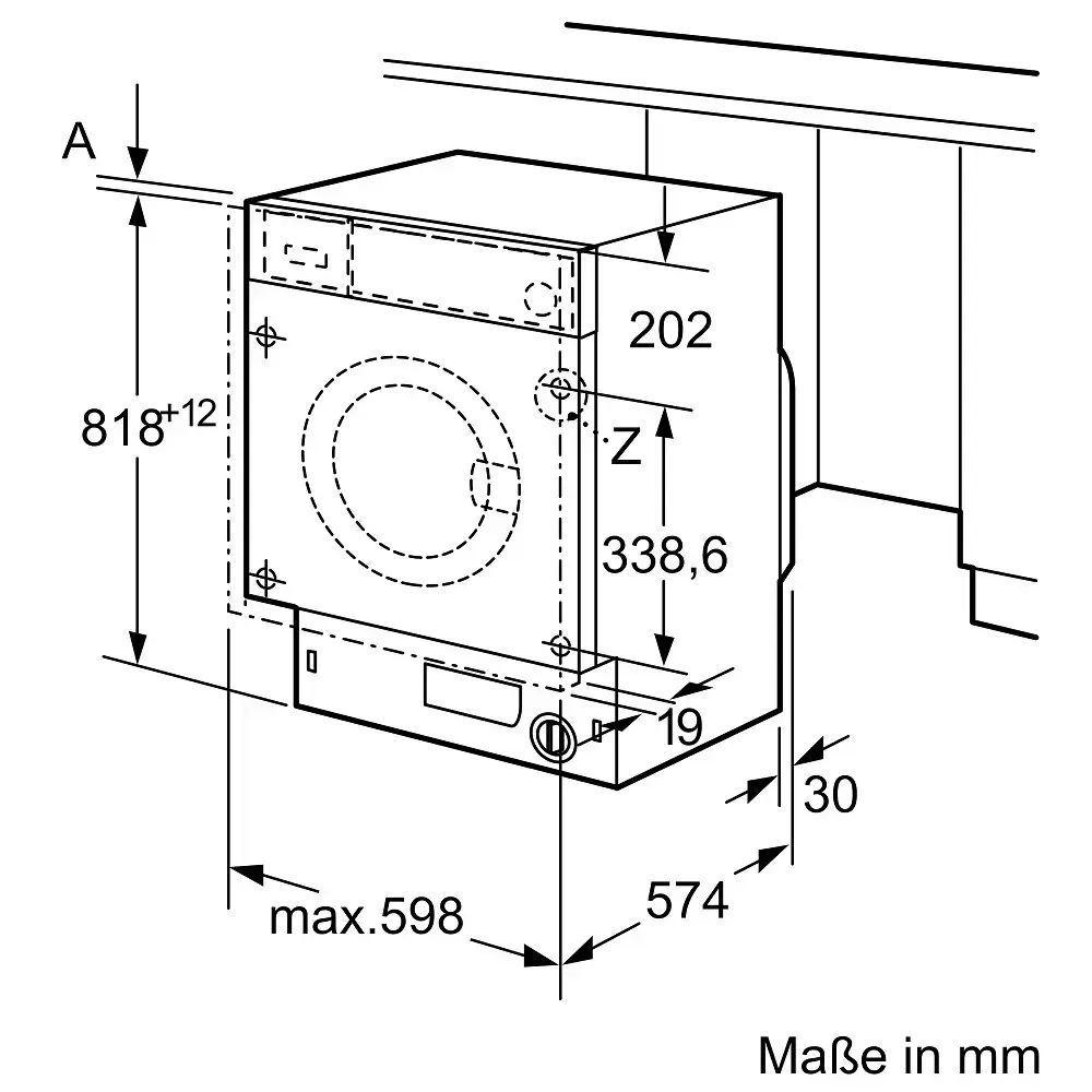 Встраиваемая стиральная машина Siemens WI14W443