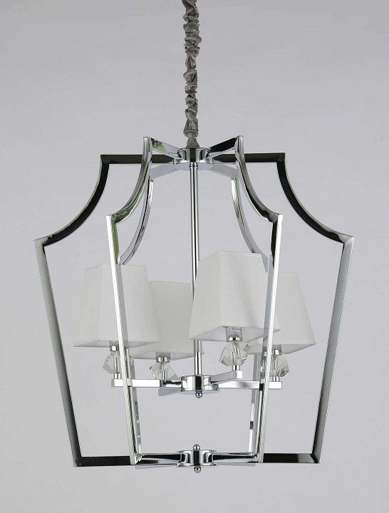 Подвесная люстра LUMINA DECO Montero LDP 1249-4 CHR+WT