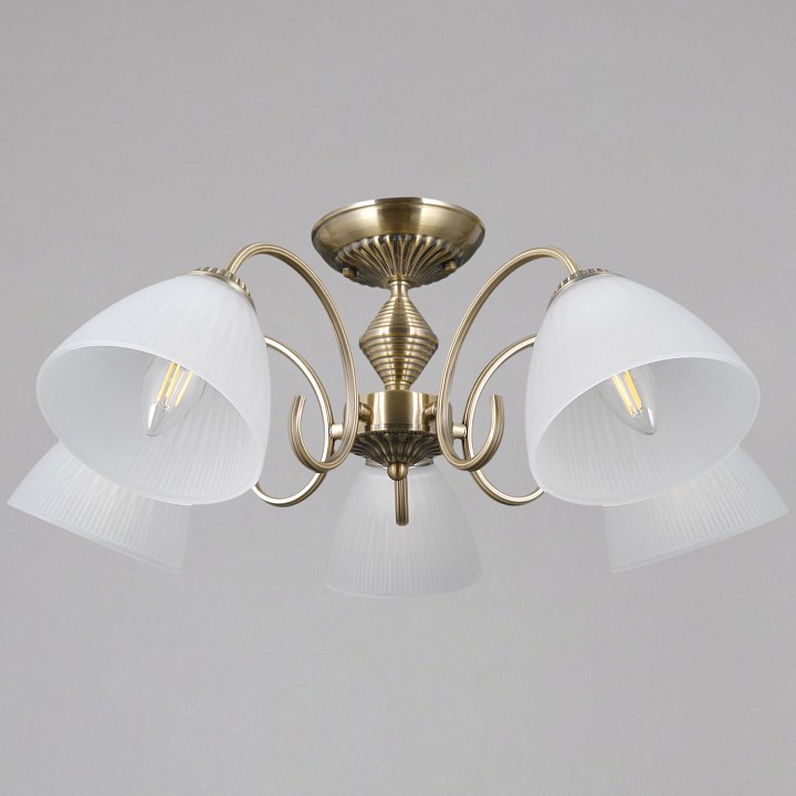 Люстра на штанге ILLUMICO  IL0897-5CSQ-26 AB ELITE