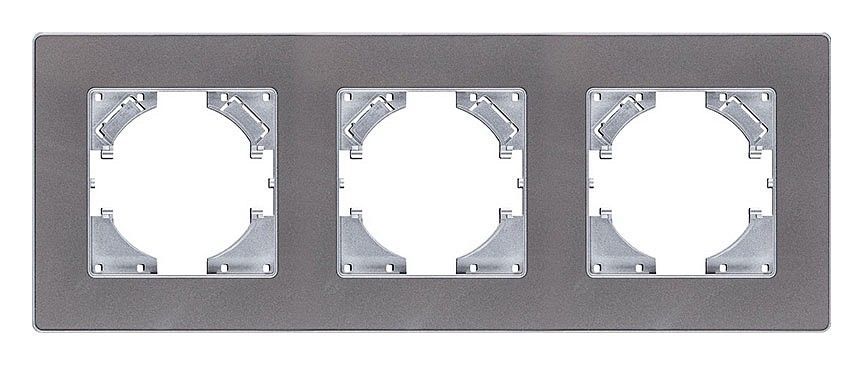 Рамка на 3 поста Kollinger Eleganz Acryl EA3GY