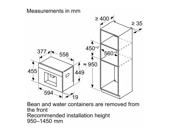 Встраиваемая кофемашина Bosch CTL7181W0