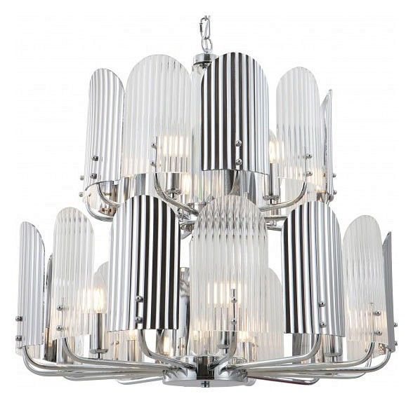 Подвесная люстра iLamp Dolce 15571-12 CR+MULT Подвесная люстра iLamp Dolce 15571-12 CR+MULT