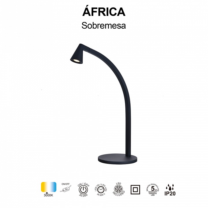 Настольная лампа декоративная Mantra Africa 9415