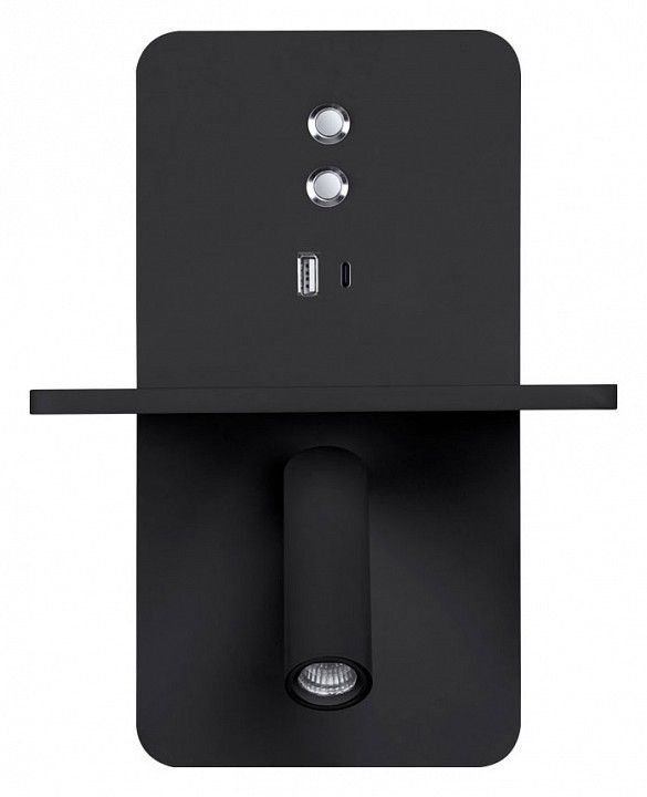 Бра с полкой Arte Lamp Bess A7453AP-1BK