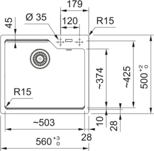 Мойка Franke UBG 610-50 миндаль