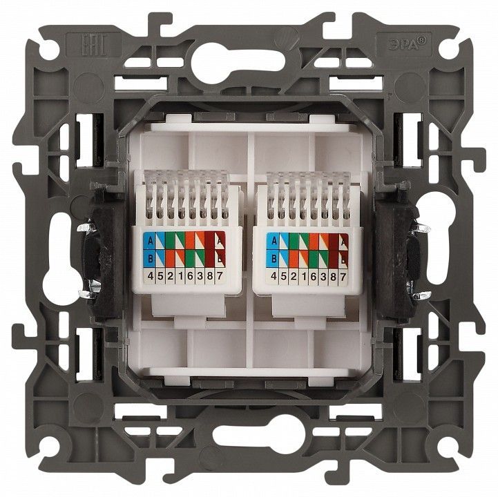 Розетка Ethernet RJ-45 без рамки Эра Эра Elegance 14-3108-05