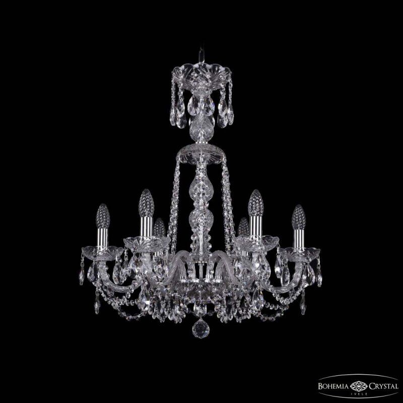 Подвесная люстра Bohemia Ivele Crystal 1402 1402/6/195/XL-64 Ni