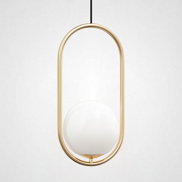 Подвесной светильник Imperiumloft Matthew Mccormick Hoop Gold Mila Pendant HOOP-B01