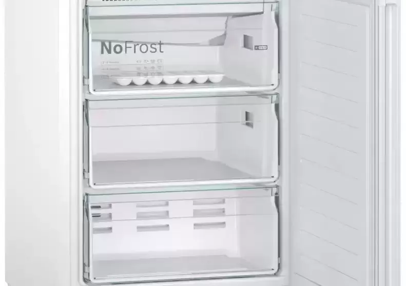 Холодильник с нижней морозильной камерой BOSCH KGN39XW27R