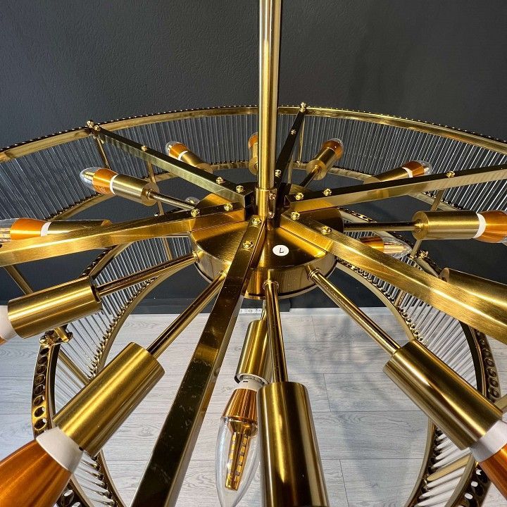 Светильник на штанге Imperiumloft RH Marais Round Chandelier 40,2668