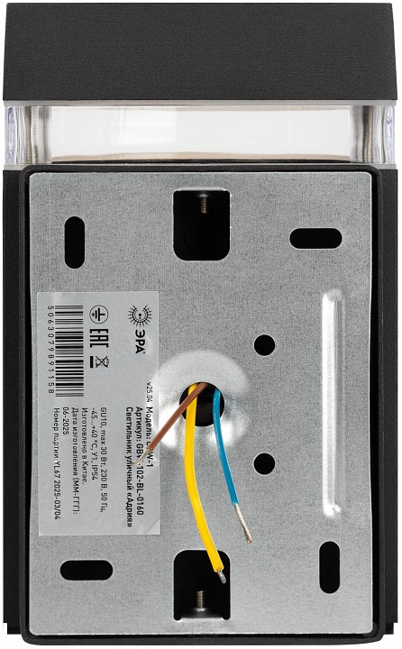 Накладной светильник Эра  GBW-102-BL-0160