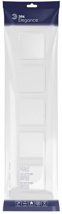 Рамка на 5 постов Эра Эра Elegance 14-5015-01
