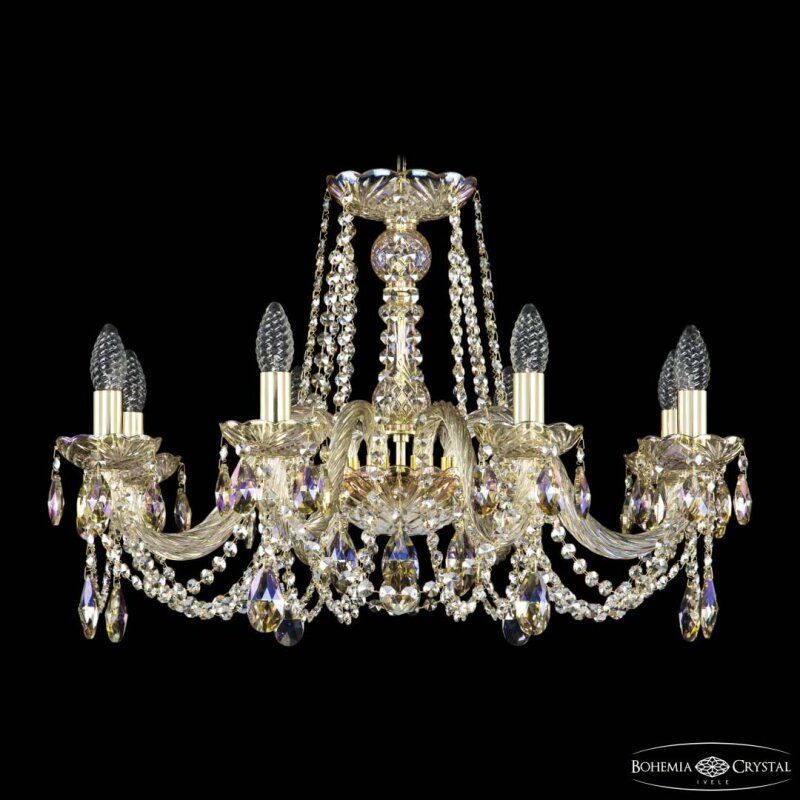 Подвесная люстра Bohemia Ivele Crystal 1402 1402/8/240 G M801