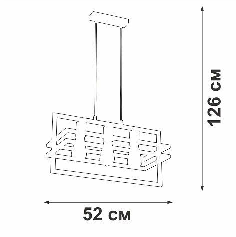 Подвесной светильник Vitaluce V2861 V2861-1/3S