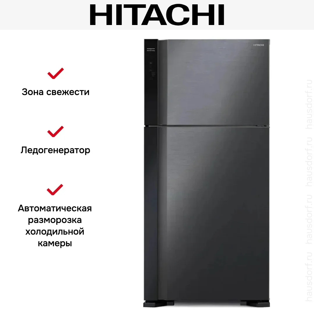 Холодильник Hitachi R-V 660 PUC7-1 BBK