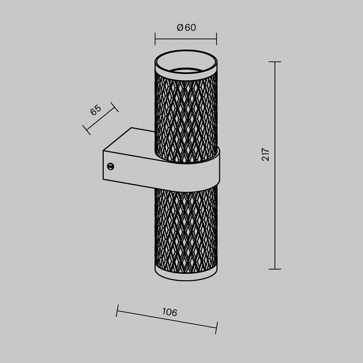 Накладной светильник Maytoni Technical Фокус Дизайн C069WL-02MG