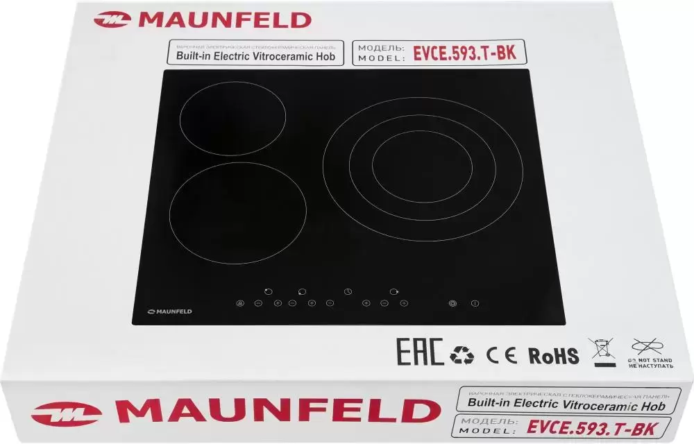 Электрическая варочная панель MAUNFELD EVCE.593.T-BK