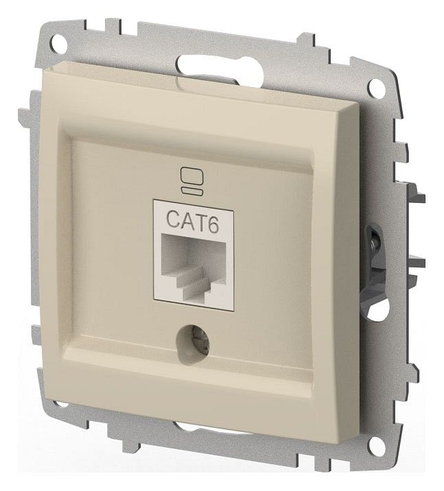 Розетка Ethernet RJ-45 без рамки Elbi Eleсtriс Zena Vega 609-010300-247