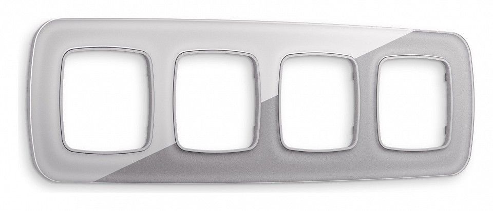 Рамка на 4 поста Ambrella Volt OMEGA OF320504