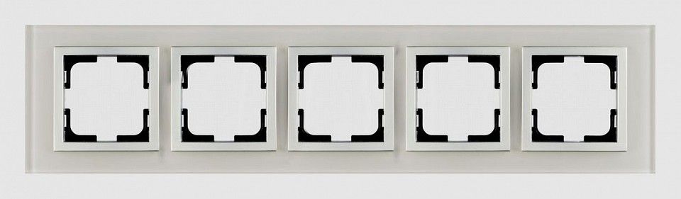 Рамка на 5 постов Mono Electric Style Glass 107-710000-164
