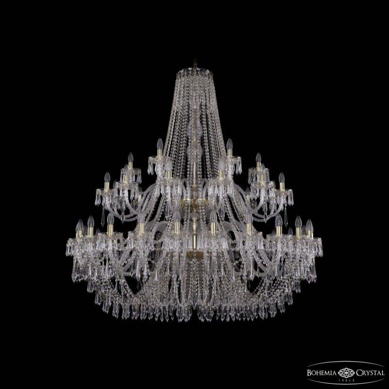 Подвесная люстра Bohemia Ivele Crystal 1403 1403/24+12+6/530/2d G