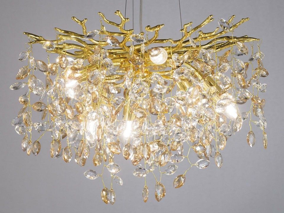 Подвесная люстра LUMINA DECO Brevia LDP 8027-600 GD