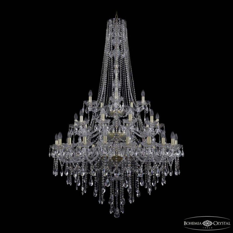 Подвесная люстра Bohemia Ivele Crystal 1415 1415/20+10+5/400/h-182/3d G
