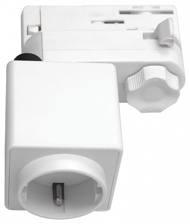 Розетка с заземлением на треке Lightstar Quattro 594006-WSA