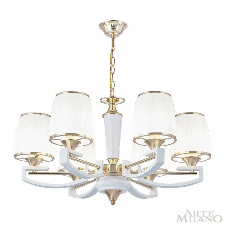 Подвесная люстра Arte Milano Florentia-2457 302457/6 Wh/Gd