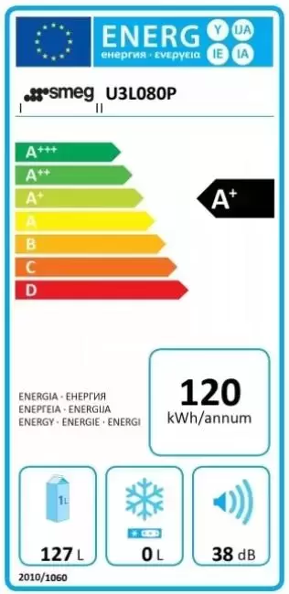 Холодильник Smeg U3L080P
