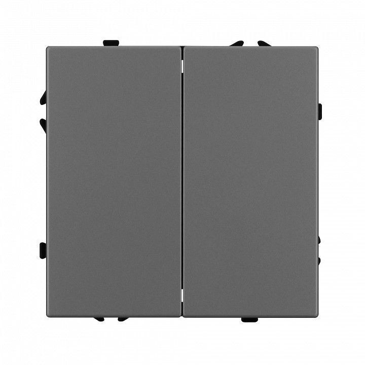 Выключатель двухклавишный без рамки Arlight SWT 054254