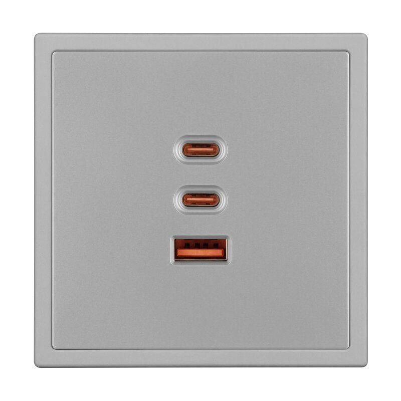 Механизм розетки 2хUSB type A и C Arlight NOBE 061838