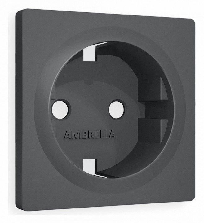 Накладка для розетки с заземлением Ambrella Volt ALFA AP9060