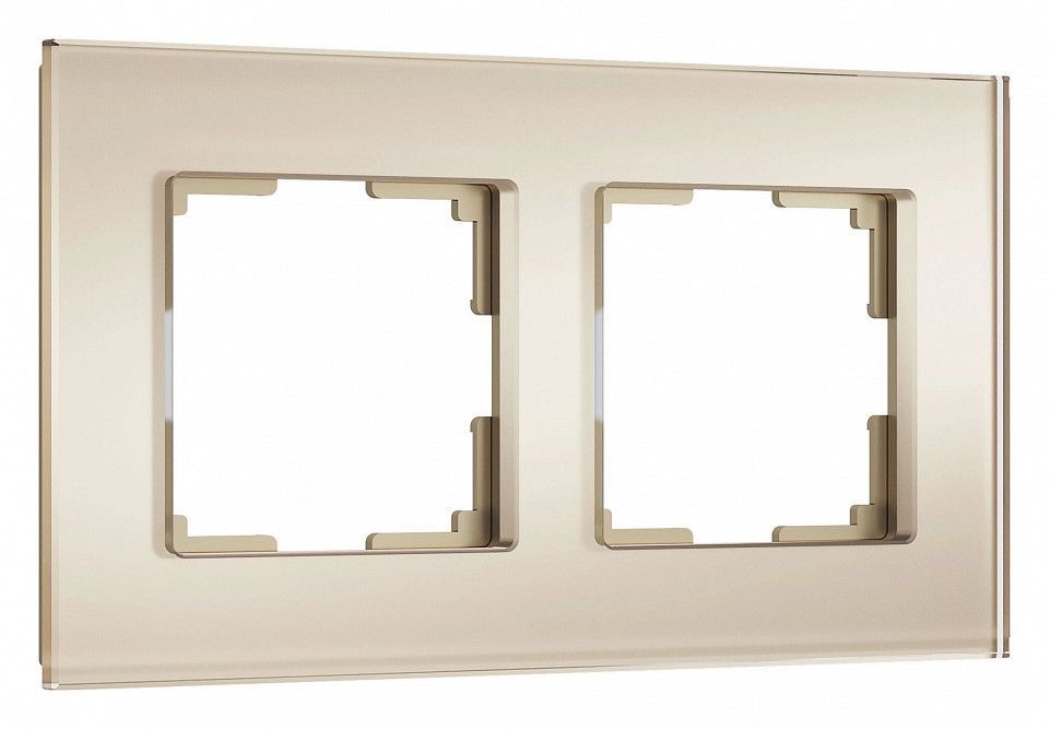 Рамка на 2 поста Werkel Senso (шампань, стекло soft-touch) W0023111