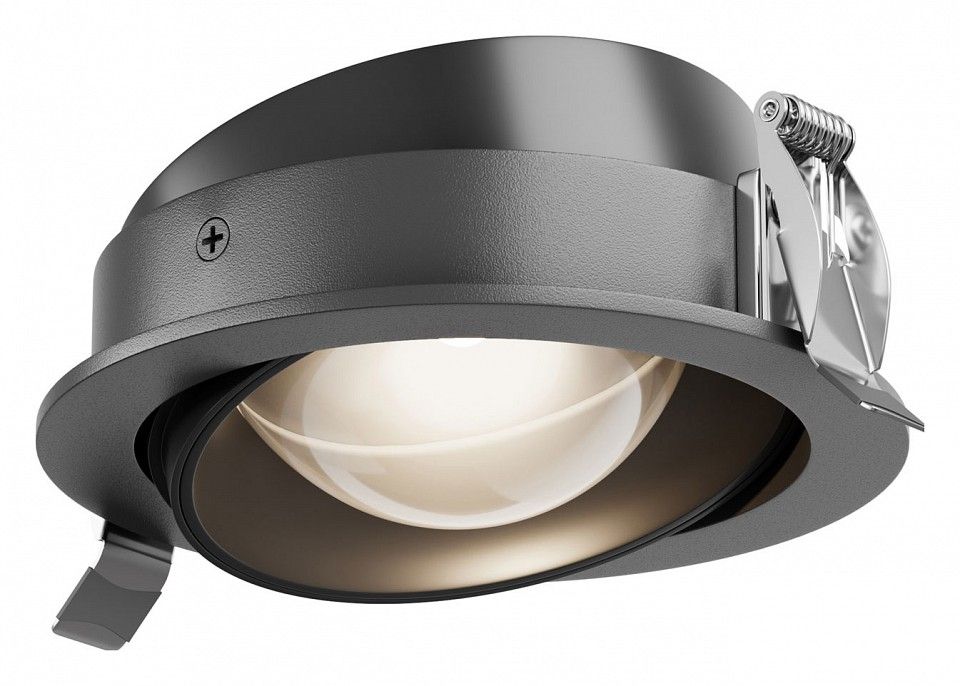 Встраиваемый светильник Maytoni Technical Линза DL105-12W4K-B