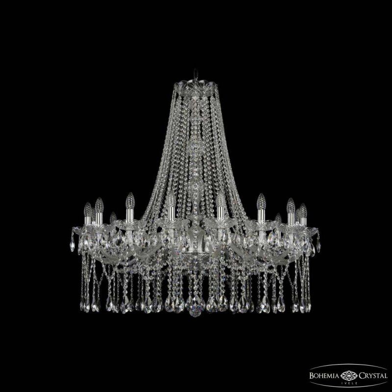 Подвесная люстра Bohemia Ivele Crystal 1413 1413/16/360/h-100 Ni