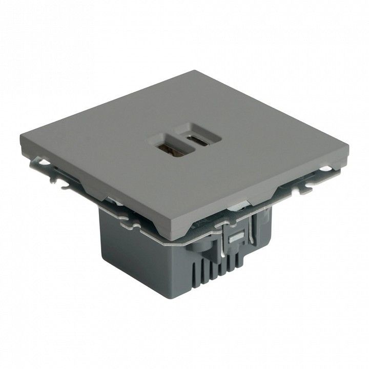 Розетка 2хUSB type A и C без рамки Stekker Эмили 49957
