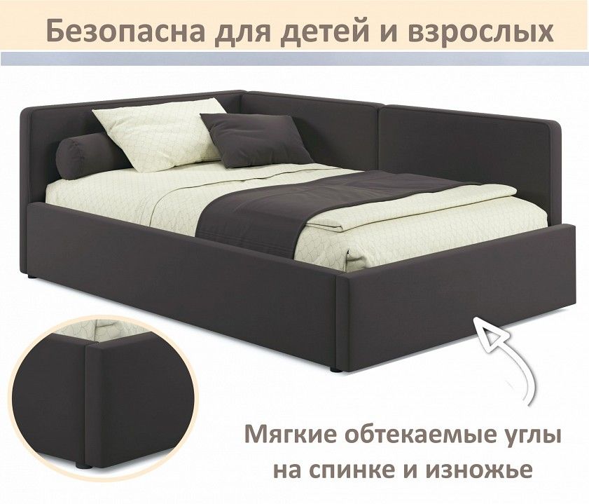 Кровать полутораспальная Kapri 1200