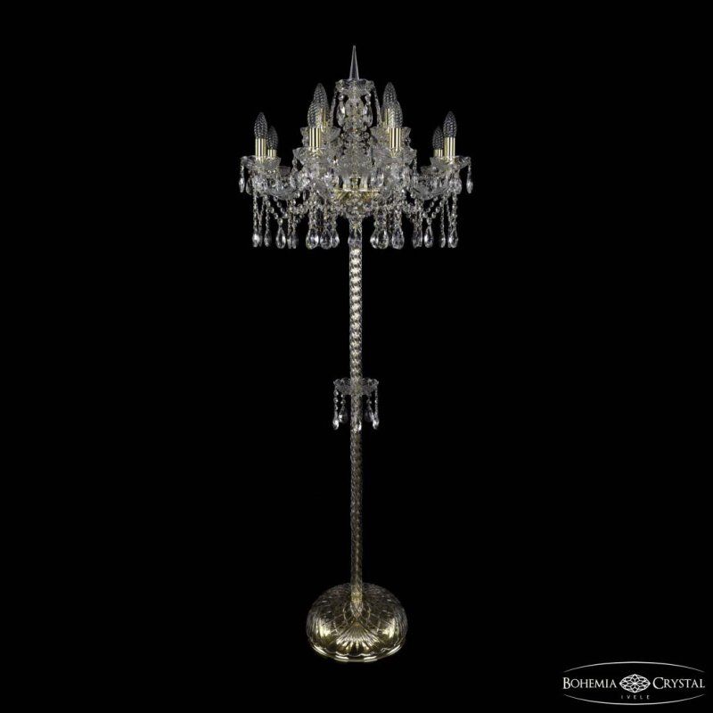 Торшер Bohemia Ivele Crystal 1413 1413T2/8+4/200-165 G