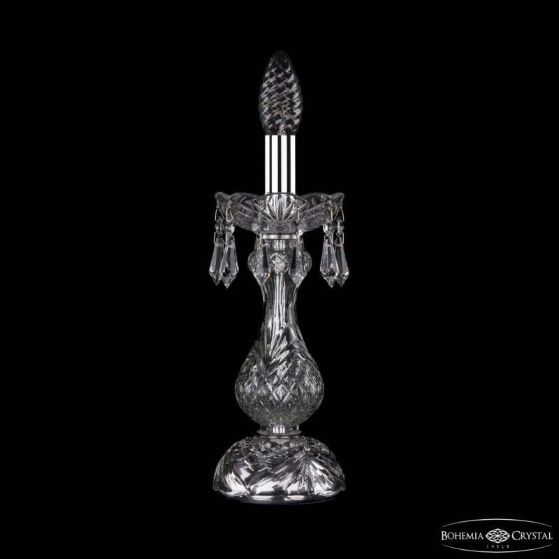 Настольная лампа декоративная Bohemia Ivele Crystal 1403 1403L/1-31 Ni