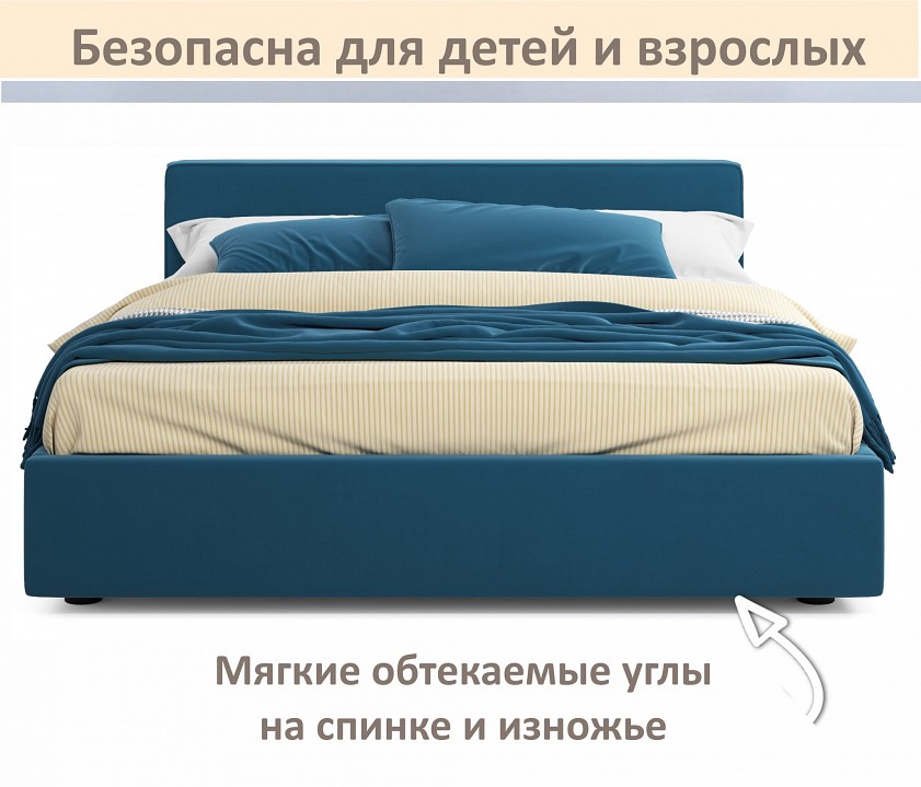 Кровать двуспальная Skandi 1600