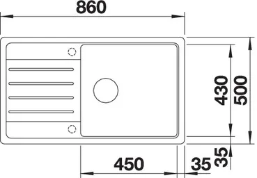 Мойка BLANCO LEGRA XL 6 S Silgranit кофе