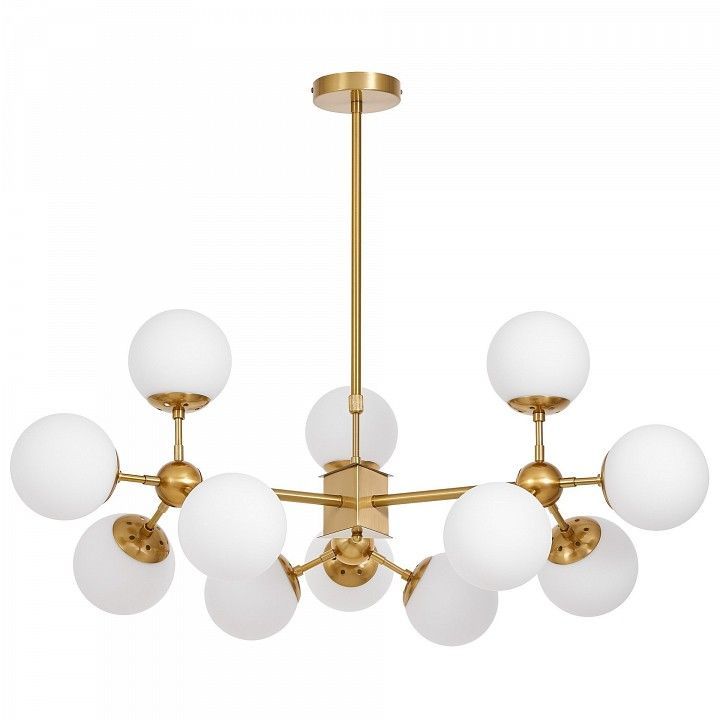 Люстра на штанге LUMINA DECO Zodiak LDP 160-12 MD+WT