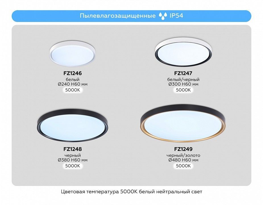 Накладной светильник Ambrella Light FZ FZ1249