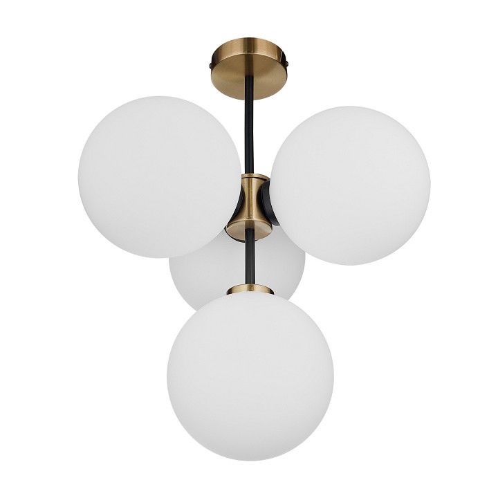 Люстра на штанге 33 идеи S32WH CHN800S.04.17ABL.ASB-S32WH