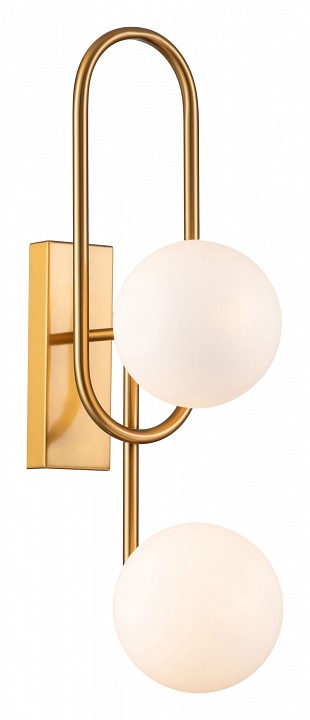 Бра Indigo Opaco 11015/2W Brass