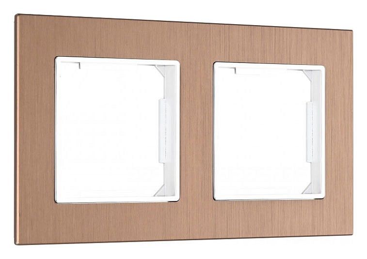 Рамка на 2 поста Arte Milano am-503.12 503.12-2.brown