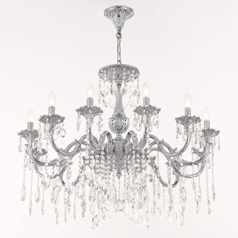 Подвесная люстра Bohemia Ivele Crystal AL7801 AL78101/12/300 A Ni