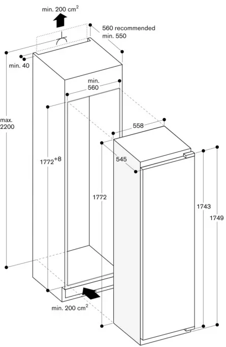 Встраиваемая морозильная камера Gaggenau RF282306