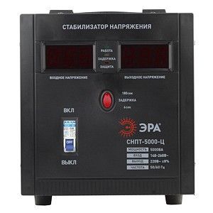 Стабилизатор напряжения Эра  СНПТ-5000-Ц